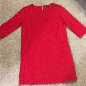Red shift dress - perfect for the holidays!